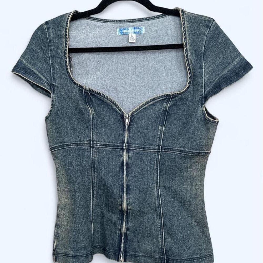 Denim Corset top